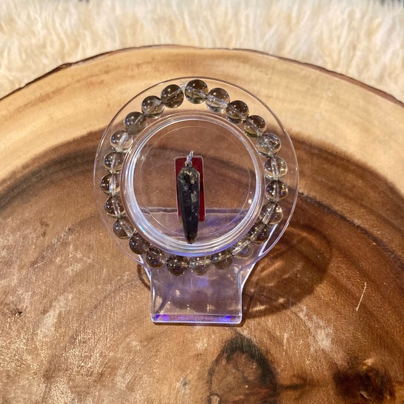 Smokey Quartz Bracelet & Pendent Set - Picture 1 of 7